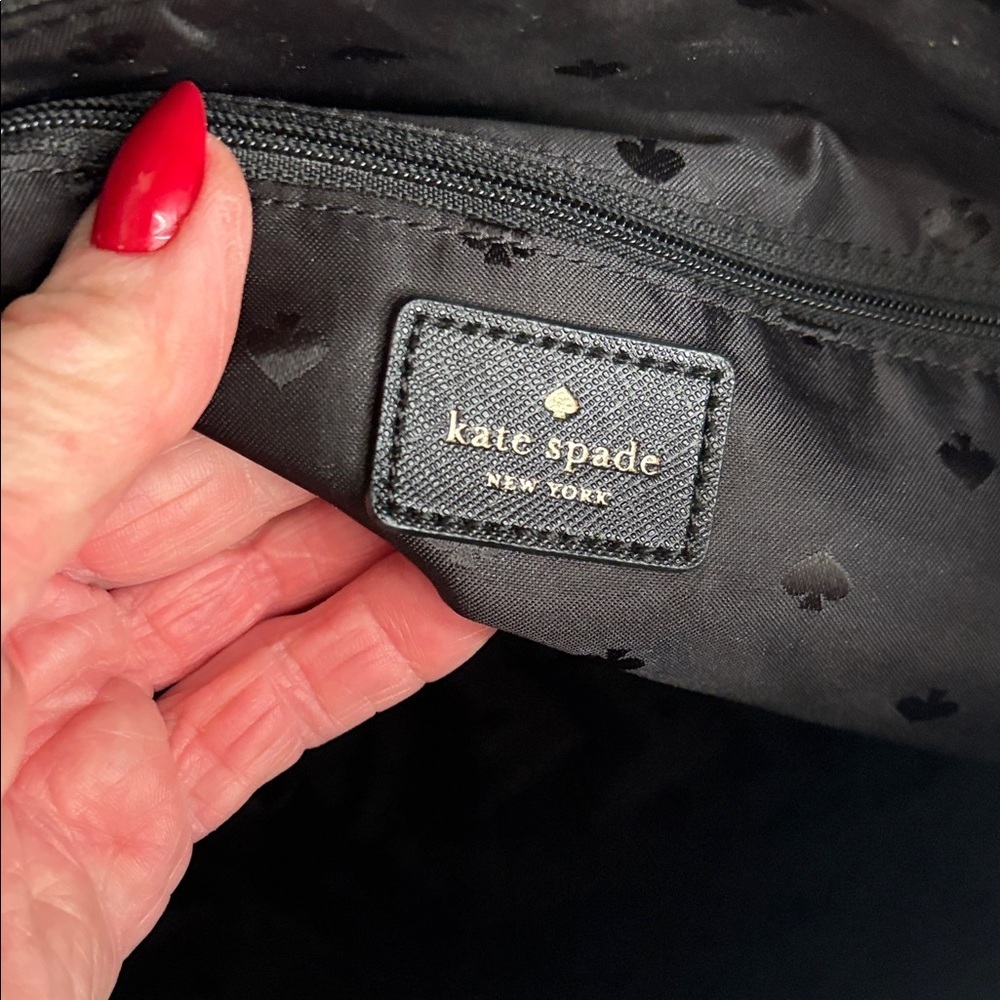 Kate Spade Black and Glitter Tote - Picture 10 of 13